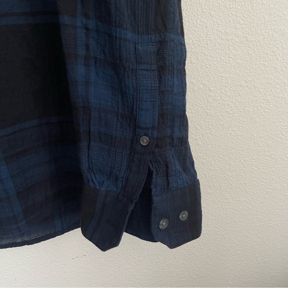 John Varvatos Collection Plaided Button Down Long Sleeve Shirt - Picture 3 of 7